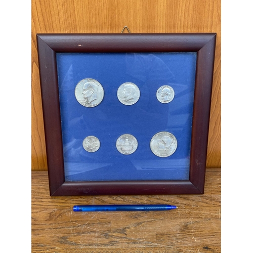 72 - Set of 6 Vintage USA Presidents Commemorative Coins