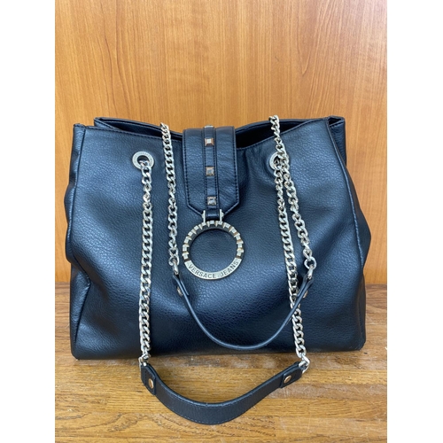 81 - Versace Jeans Black Shoulder Womens Bag