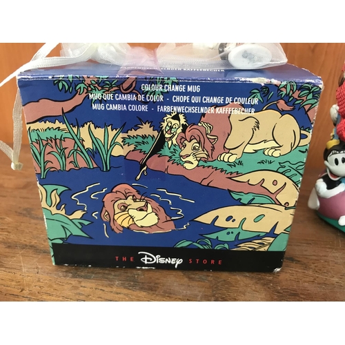 251 - Collectable Colour Changing Disney Mug and Disney Travel Canteen - Taken Back on 14/11/2023