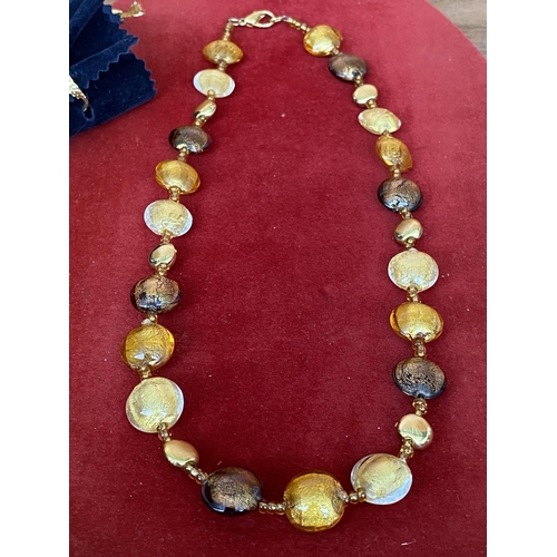 258 - Murano Glass Beads Necklace (48cm L.) - Taken Back 17/7/2023