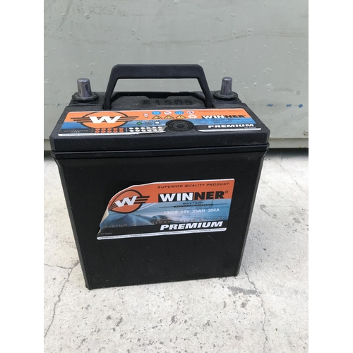 297 - Winner Premium 12V Car Battery (Charged)