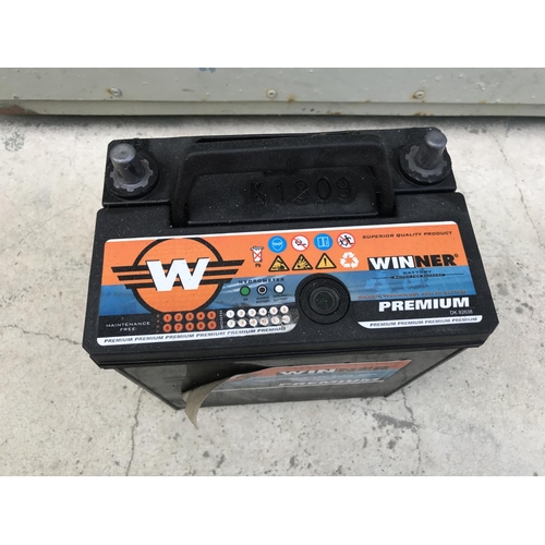 297 - Winner Premium 12V Car Battery (Charged)