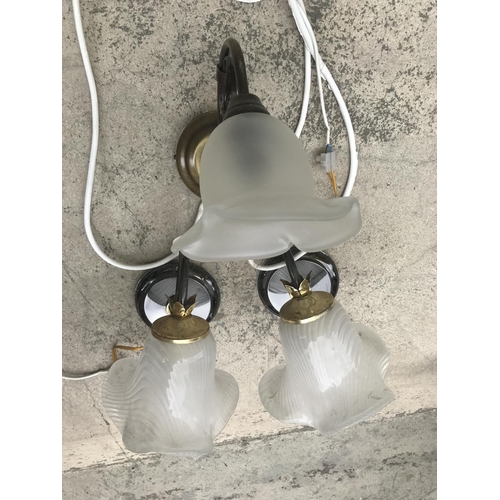 239 - x3 Vintage Wall Lights