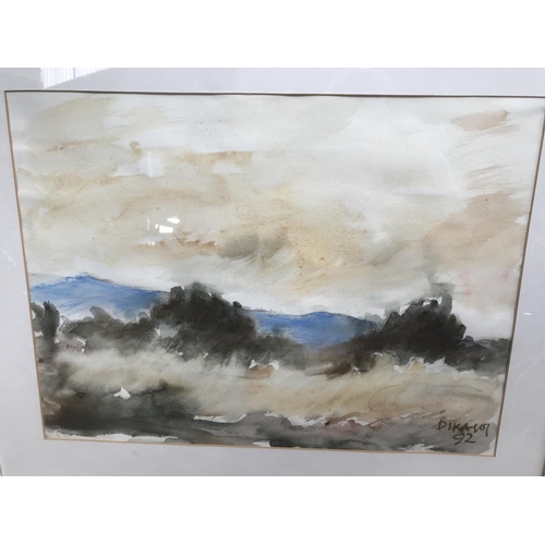 273 - Watercolour Painting Signed by Cypriot Artist 'Dikaios 92' (68 x 55cm)