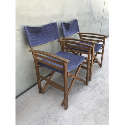 77 - x2 Folding Director's Chairs