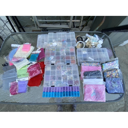 58 - Large Qty of Jewelry Making Supplies