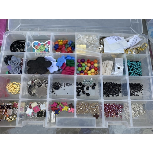 58 - Large Qty of Jewelry Making Supplies