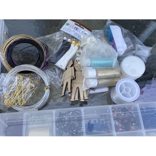 58 - Large Qty of Jewelry Making Supplies