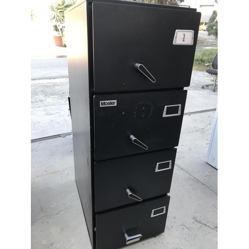 44 - Mosle 4-Drawer Safe, Very Heavy 1150Lbs (A/F) - Code N/A