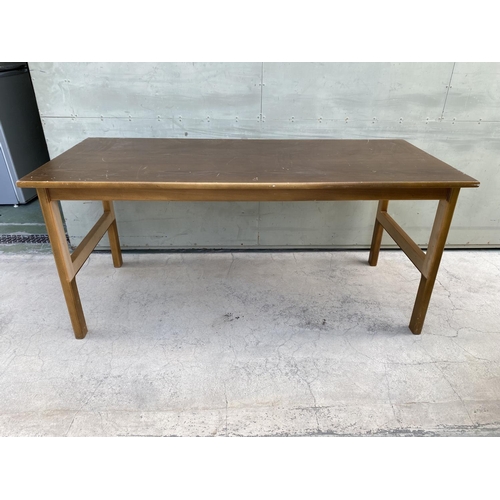 586 - Large Vintage Wall Table (Some Wear - 170 W. x 74 D. x 76cm H.)