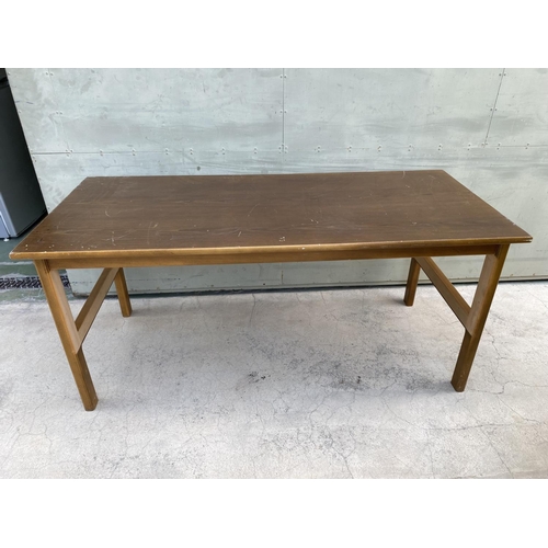 586 - Large Vintage Wall Table (Some Wear - 170 W. x 74 D. x 76cm H.)