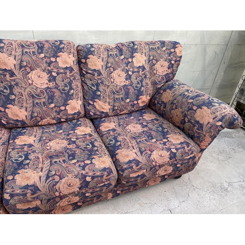 590 - 'Nicoletti' Large Vintage 3-Seat Sofa (Some Wear)