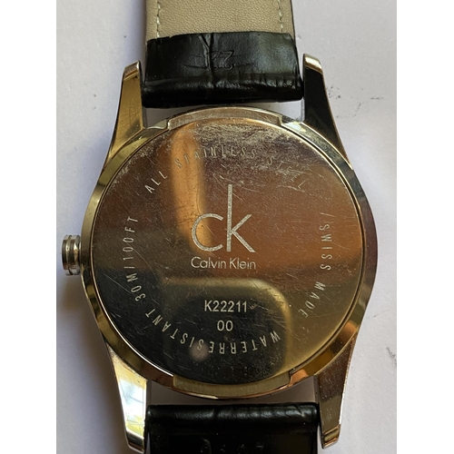 CK Calvin Klein K22211 30M Water Resistant Men's Watch with