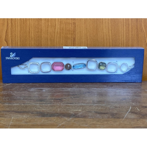 67 - Swarovski Multicolour Bracelet 18cm (Unused, in Sealed Box)taken back 17/10/23