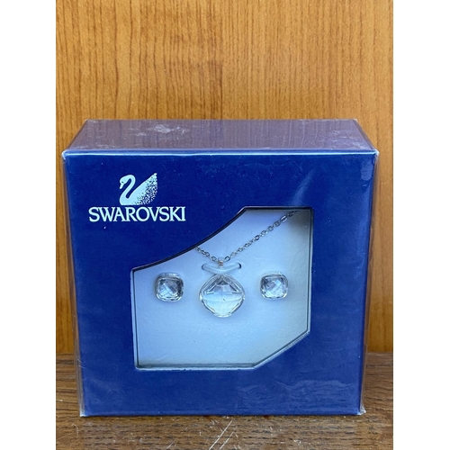 68 - Swarovski Necklace and Earrings Set (Unused, in Box)