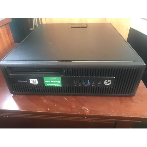 81 - HP Elite Desk 705 G3 SFF CPU Desk Top Computer (A/F - Untested, Hard Drive Removed) - Code BD0342E