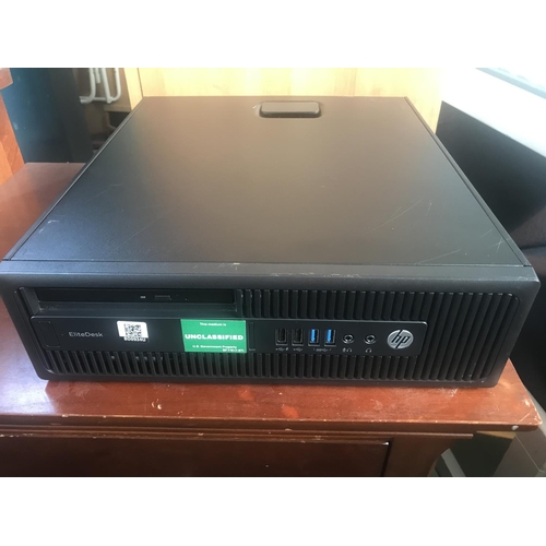 84 - HP Elite Desk 705 G3 SFF CPU Desk Top Computer (A/F - Untested, Hard Drive Removed) - Code BD0934U