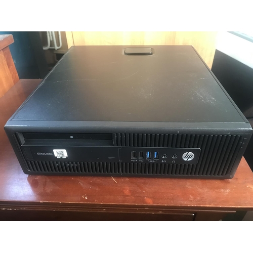 85 - HP Elite Desk 705 G3 SFF CPU Desk Top Computer (A/F - Untested, Hard Drive Removed) - Code AM7166F