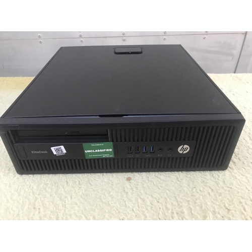 601 - HP Elite Desk 705 G3 SFF CPU Desk Top Computer (A/F - Untested, Hard Drive Removed) - Code BD0942F