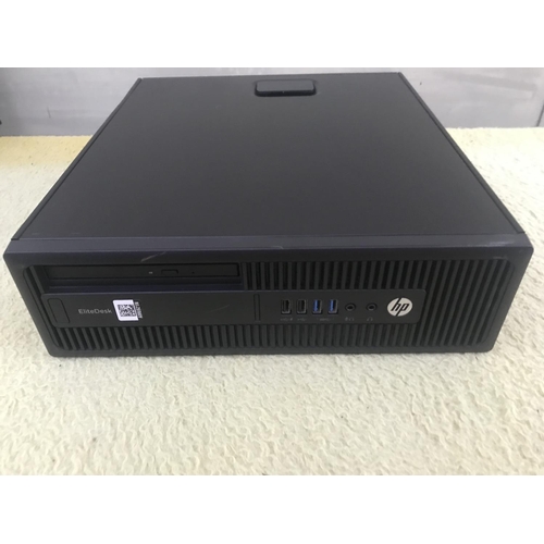 602 - HP Elite Desk 705 G3 SFF CPU Desk Top Computer (A/F - Untested, Hard Drive Removed) - Code AM6921N