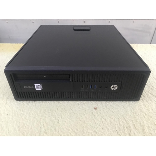 603 - HP Elite Desk 705 G3 SFF CPU Desk Top Computer (A/F - Untested, Hard Drive Removed) - Code AM6927K