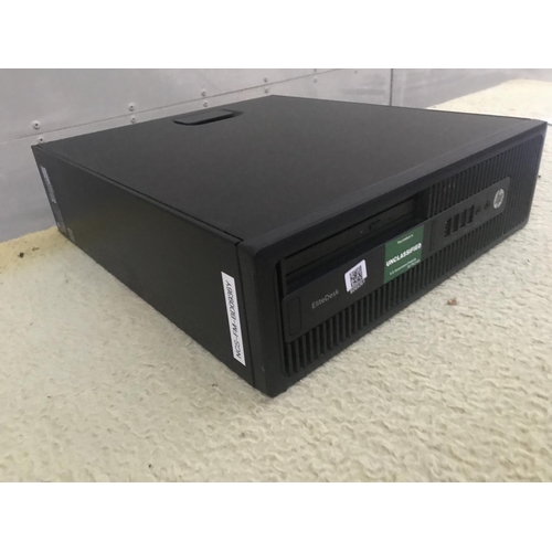 605 - HP Elite Desk 705 G3 SFF CPU Desk Top Computer (A/F - Untested, Hard Drive Removed) - Code BD0936Y