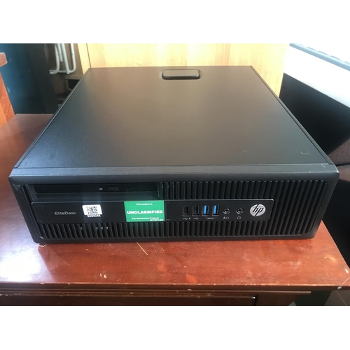 182 - HP Elite Desk 705 G3 SFF CPU Desk Top Computer (A/F - Untested, Hard Drive Removed) - Code BD0934K