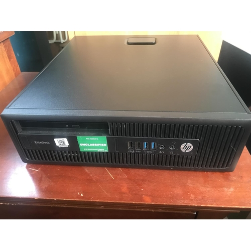 183 - HP Elite Desk 705 G3 SFF CPU Desk Top Computer (A/F - Untested, Hard Drive Removed) - Code BD0934M