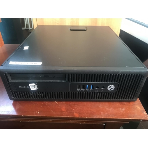 184 - HP Elite Desk 705 G3 SFF CPU Desk Top Computer (A/F - Untested, Hard Drive Removed) - Code AM6920J