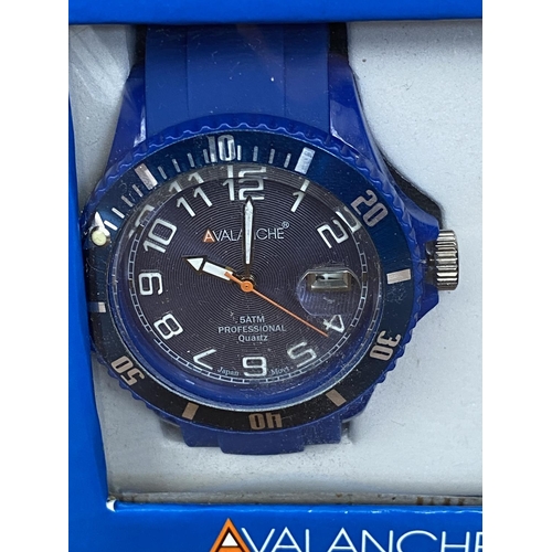 189 - Avalanche Blue Watch (Unused) - Taken Back on 12/12/2023