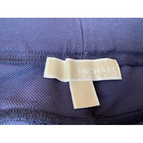 64 - Michael Kors Pull on Women's Leggings Pants Navy size L (Unused)