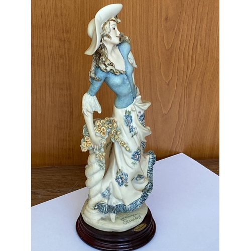 103 - Giuseppe Armani 1996 Lady Jane Sculpture Figure (26.5cm H. - Tiny Piece Missing From the Sleeve of H... 