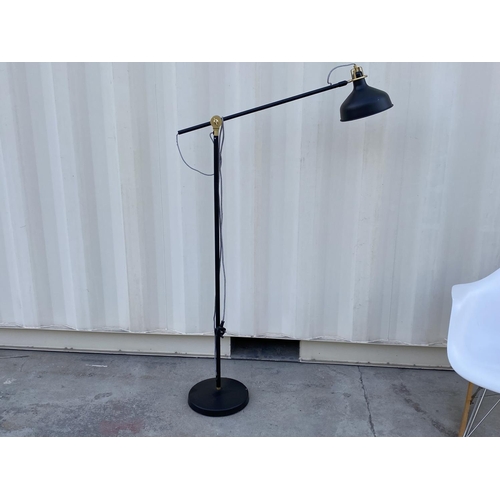 75 - 'Ikea' Metal Adjustable Standing Lamp