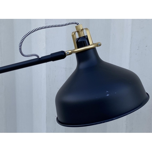 75 - 'Ikea' Metal Adjustable Standing Lamp