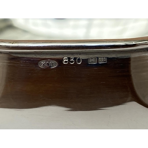 98 - Silver 830 Bowl Embossed with Floral Design (105gr - Unused)