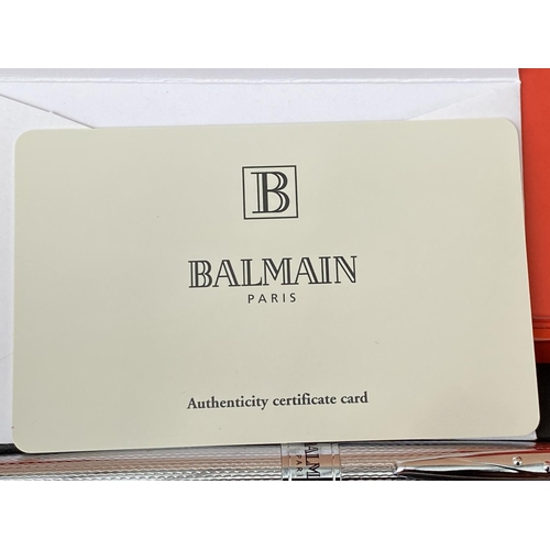 170 - Set of Balmain Ball Pens in Gift Box with Authenticity Certificate (Unused)