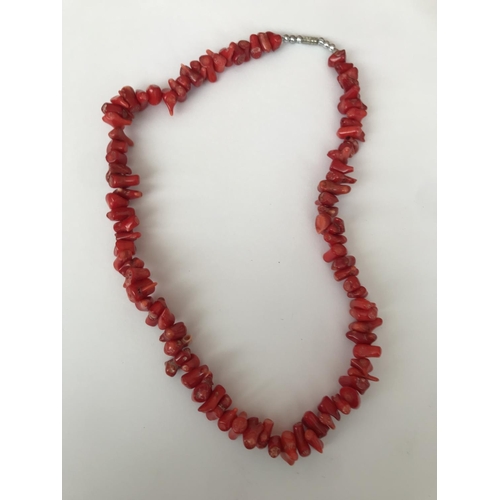 590 - Natural Coral Necklace