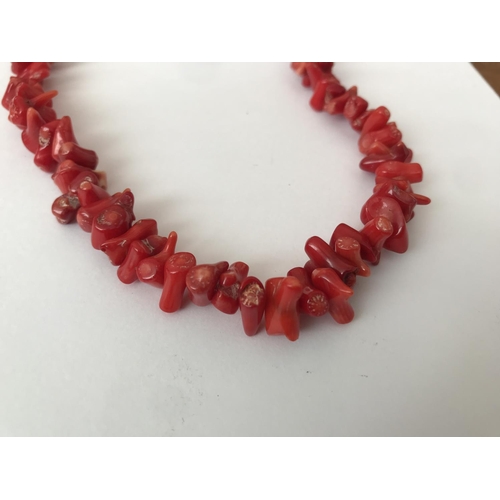 590 - Natural Coral Necklace