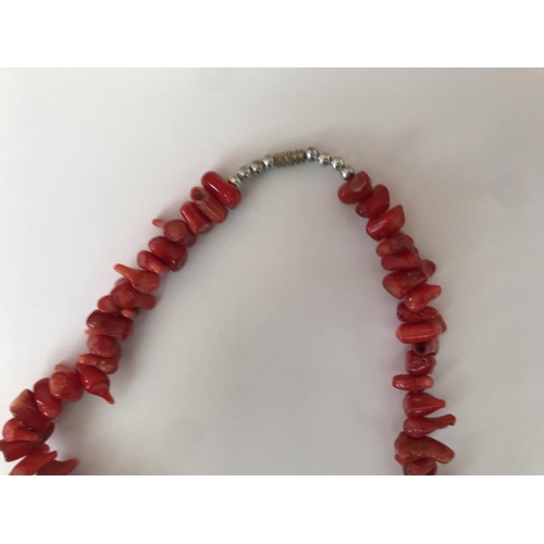 590 - Natural Coral Necklace