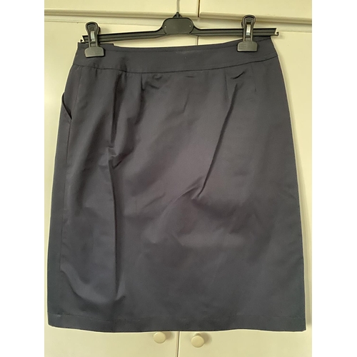 615 - Aquascutum London Scarlet Leisure Cotton Skirt, Colour Navy Blue, Size 12 Reg. (Unused)