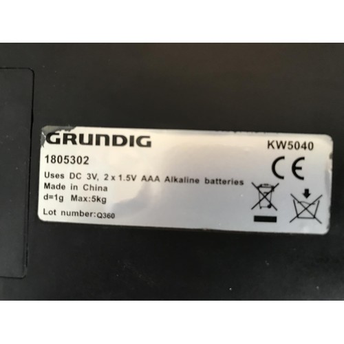 622 - Grundig KW5040 Premium Line Kitchen Scales