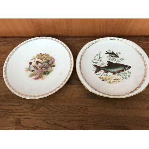 36 - x2 Vintage Limoges Porcelain Plates