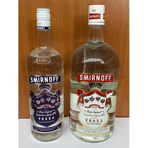 92 - Smirnoff Blue 1L and Smirnoff Red 1.75L Vodka