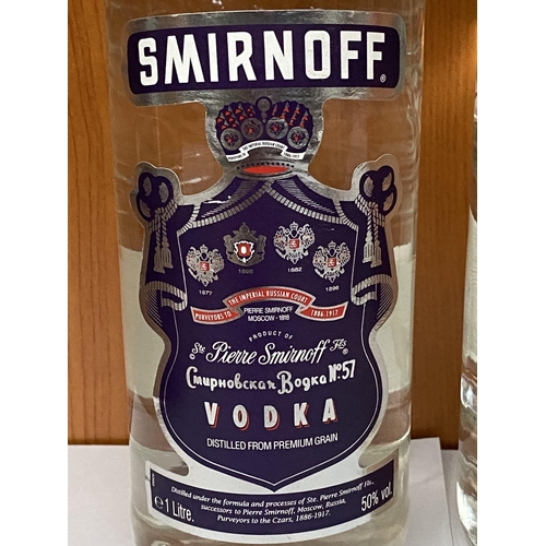 92 - Smirnoff Blue 1L and Smirnoff Red 1.75L Vodka