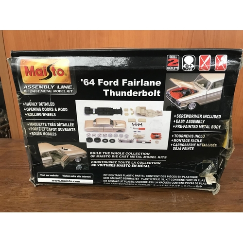 ミニカー Maisto 1964 FORD FAIRLANE THUNDERBOLT Diecast Maisto Model of 1964 Ford Fairlane Thunderbolt Car