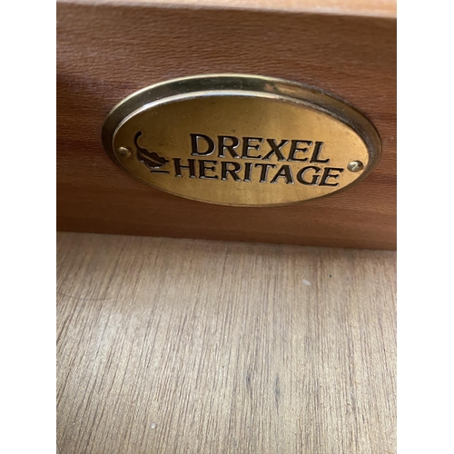 8 - American Drexel Heritage Side Board with 3 Drawers (143 W. x 41 D. x 83cm H.) - Code AM6762V