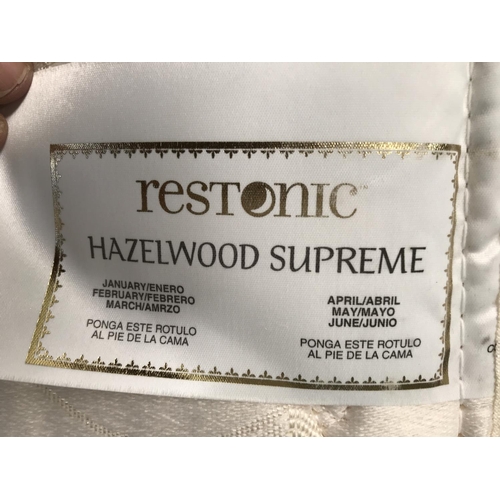 54 - Restonic Hazelwood Supreme Single Bed Mattress with Box Spring - Code AM6891F, AM6790U