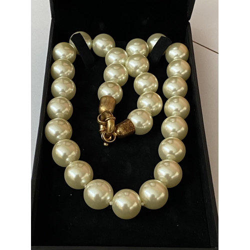 72 - Pierre Cardin Faux Pearls Necklace