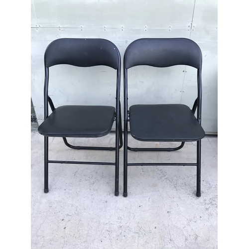 201 - x3 Casual Folding Chairs (x1 A/F)