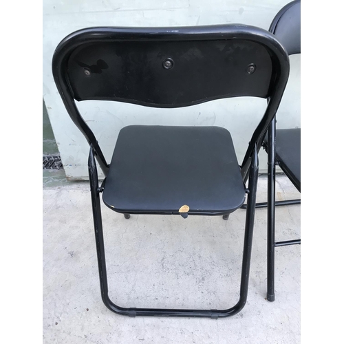 201 - x3 Casual Folding Chairs (x1 A/F)